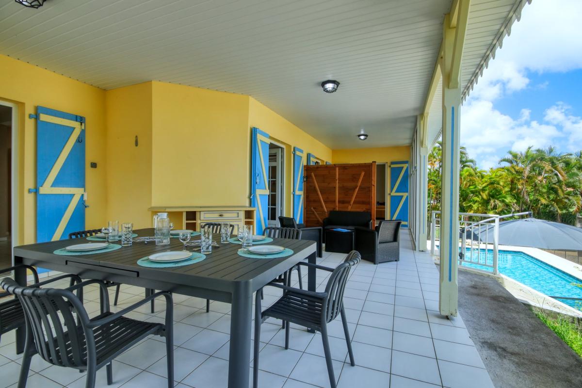 Location villa Martinique Sainte Luce Terrasse